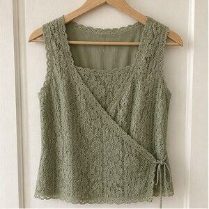 Sage Ruffle Blouse